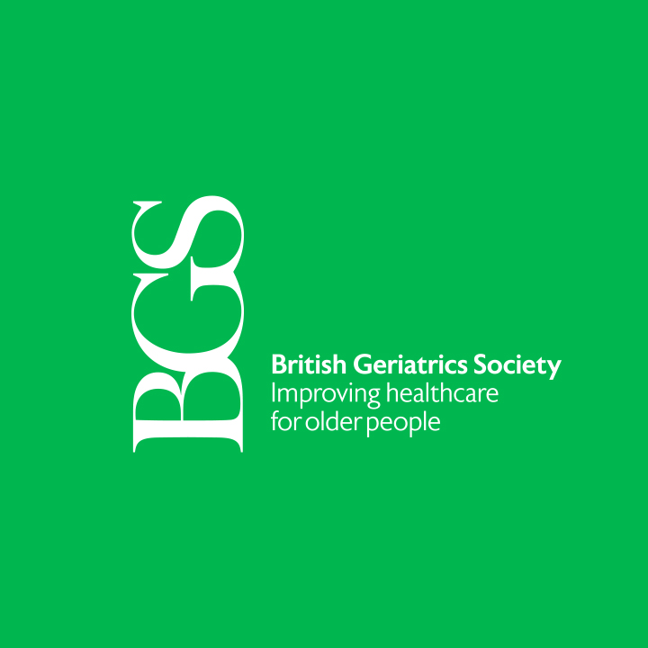 Holding image - the BGS logo, white text on a green background